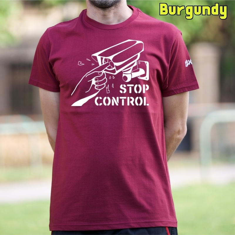 Camiseta Hombre Manga Corta - Stop Control