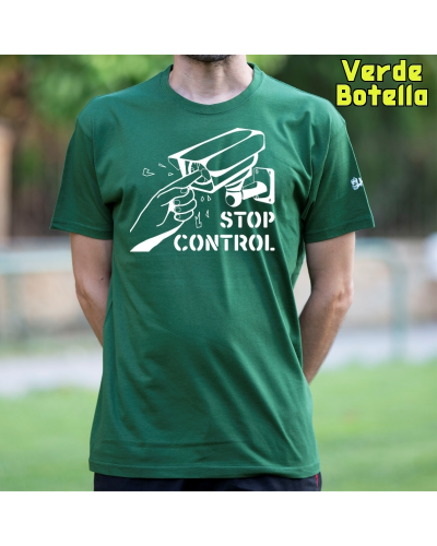 Camiseta Hombre Manga Corta - Stop Control