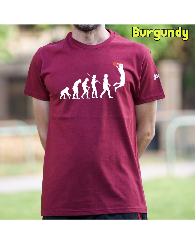 Camiseta Hombre Manga Corta - Basket Evolution
