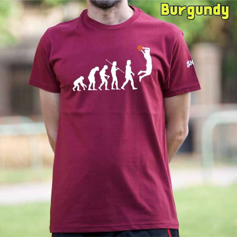 Basket Evolution - Camiseta Hombre Manga Corta