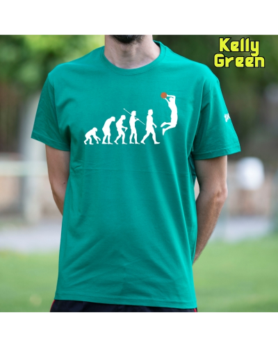 Basket Evolution - Camiseta Hombre Manga Corta