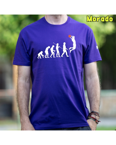 Camiseta Hombre Manga Corta - Basket Evolution