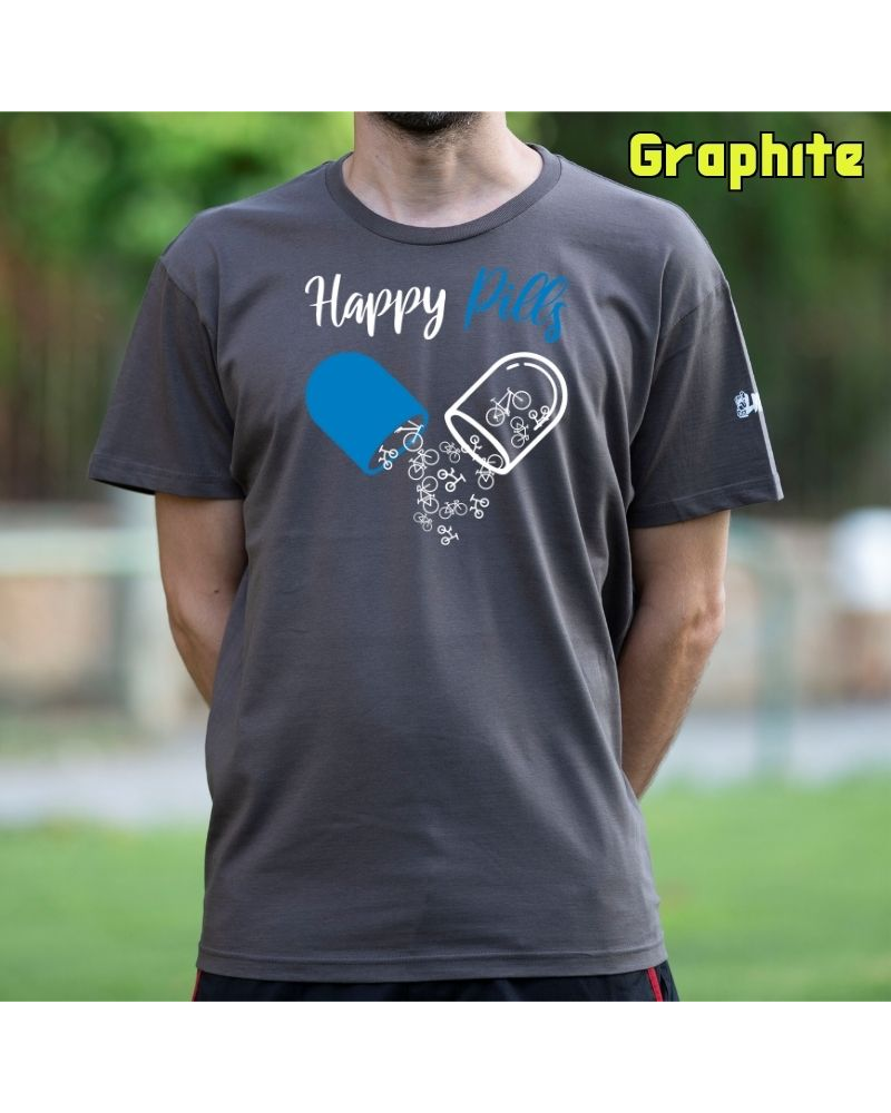 Camiseta Hombre Manga Corta - Happy Pills