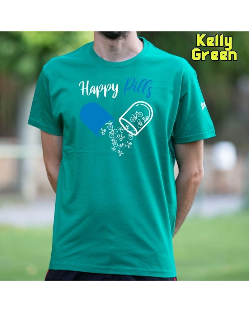 Camiseta Hombre Manga Corta - Happy Pills