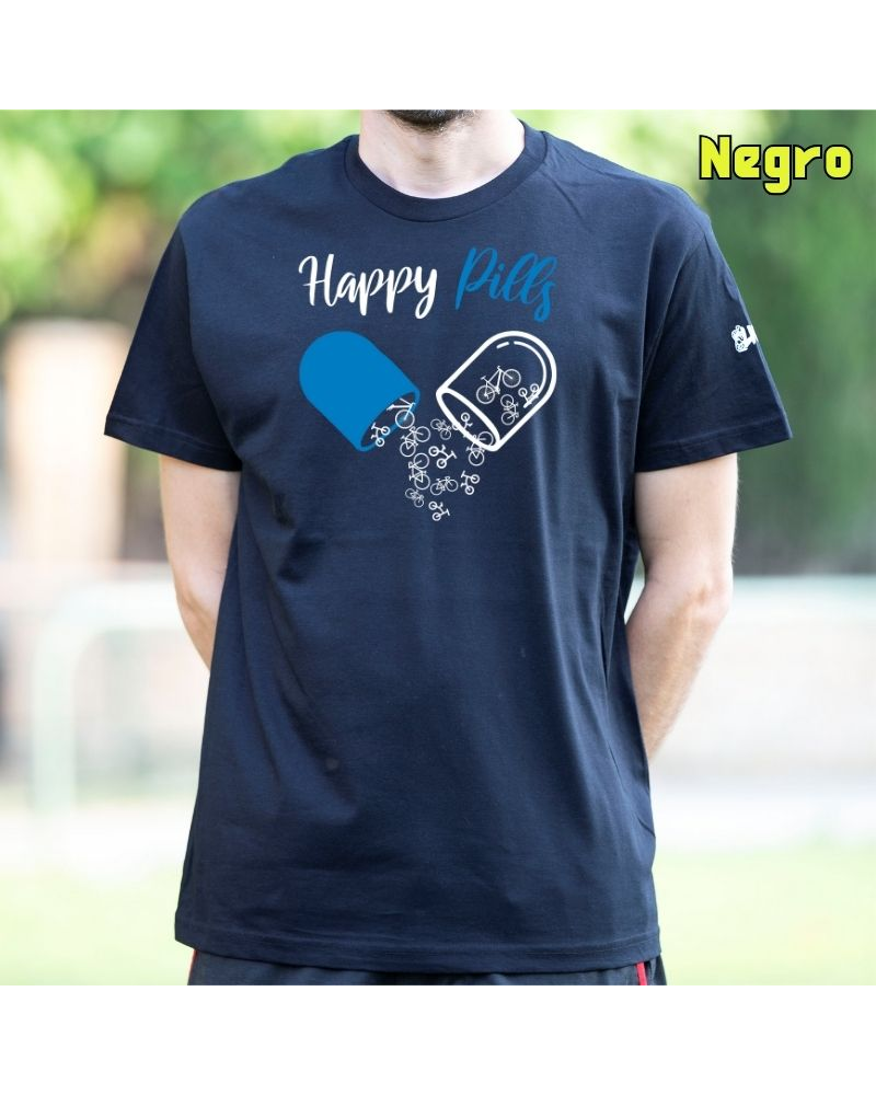 Camiseta Hombre Manga Corta - Happy Pills