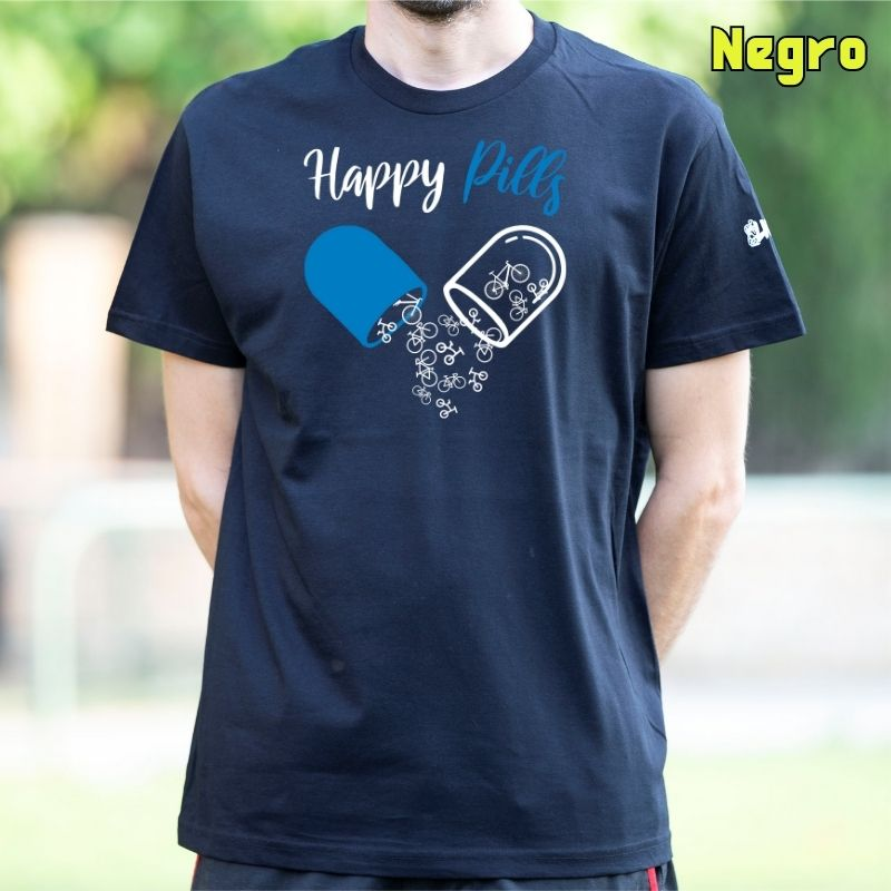 Camiseta Hombre Manga Corta - Happy Pills