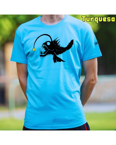 Camiseta Hombre Manga Corta - Pez Abisal