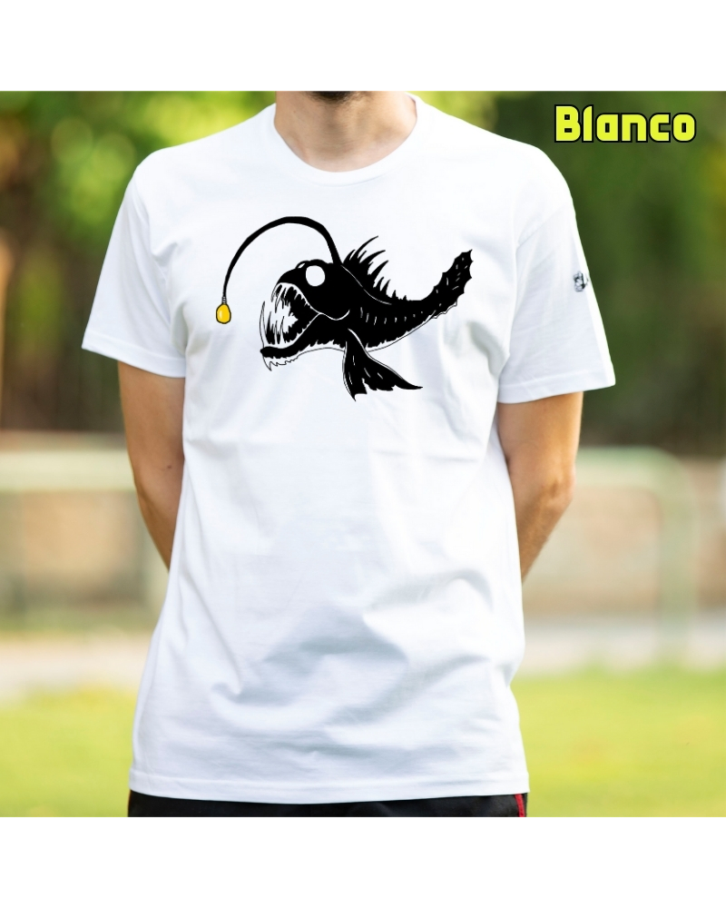 Camiseta Hombre Manga Corta - Pez Abisal