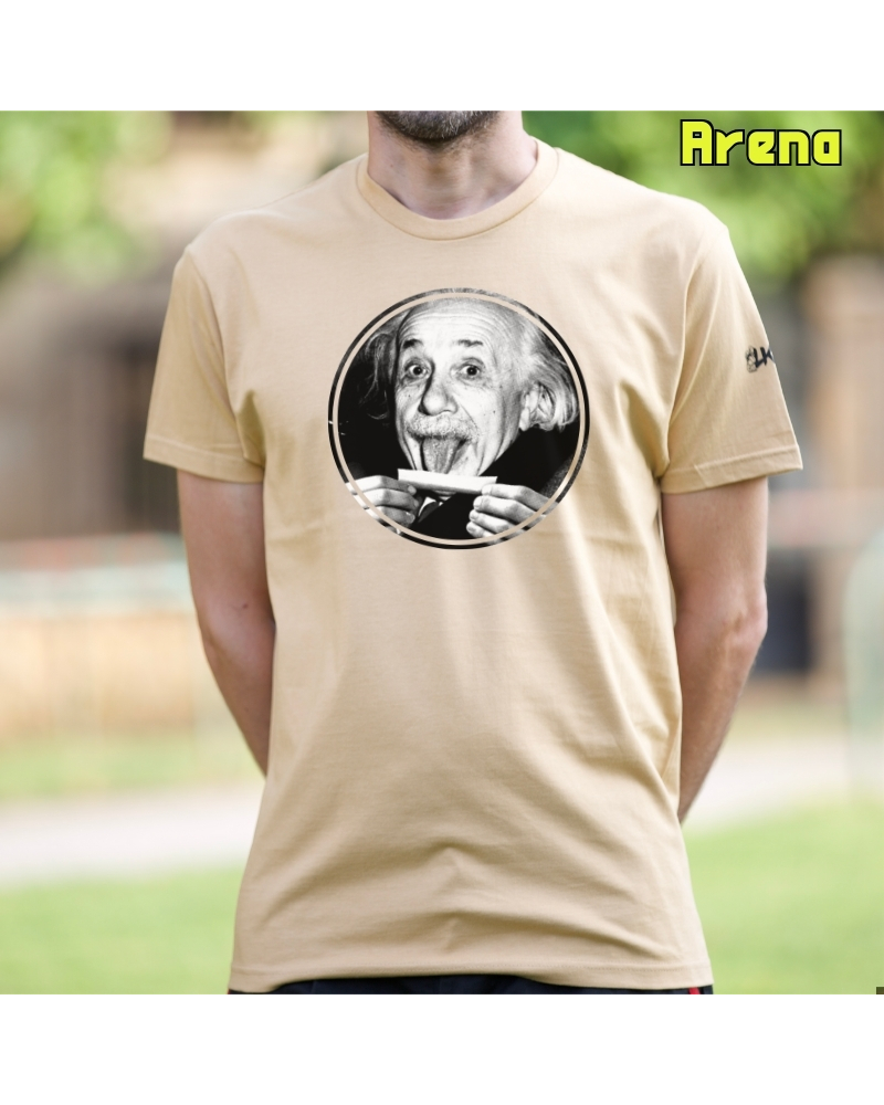 Camiseta Hombre Manga Corta - Einstein Porreta