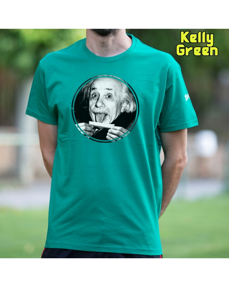 Camiseta Hombre Manga Corta - Einstein Porreta