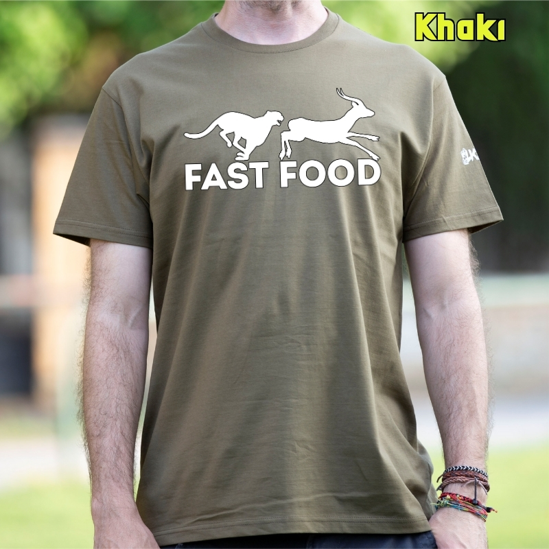 Camiseta Hombre Manga Corta - Fast Food