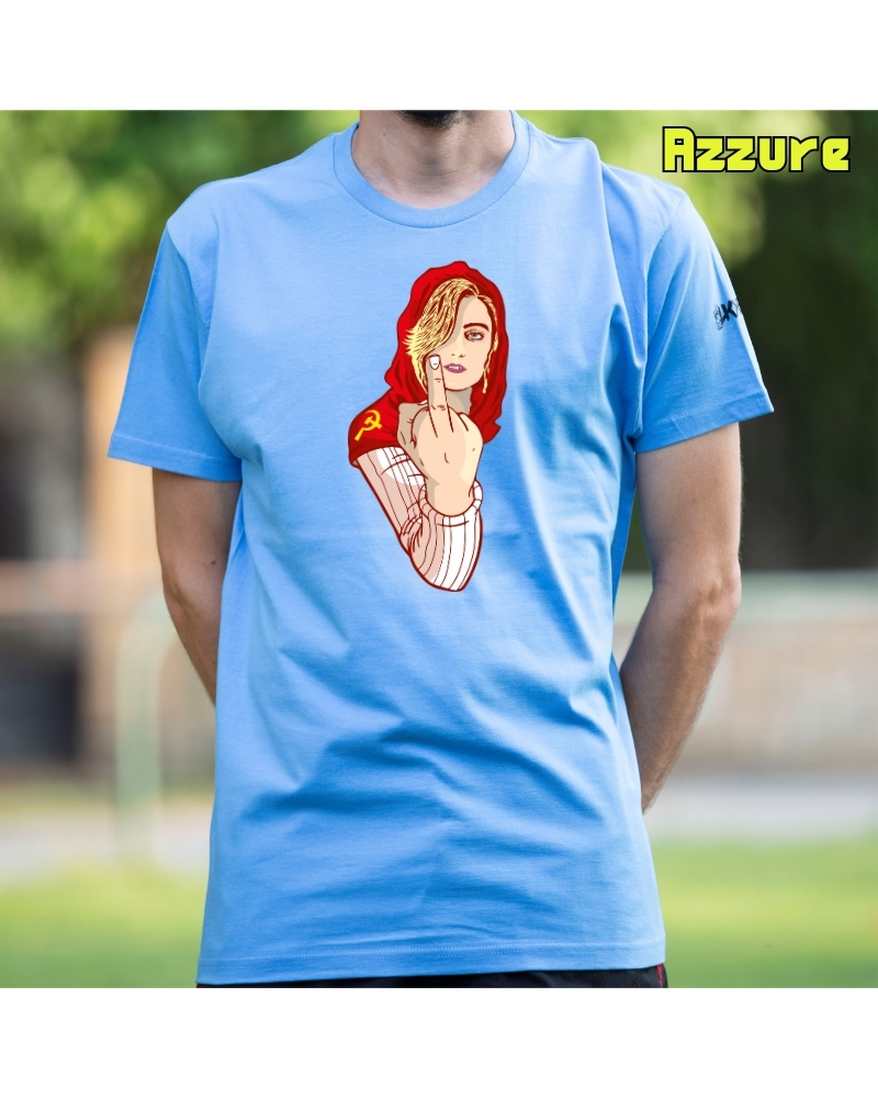 Camiseta Hombre Manga Corta - Kaperucita Red
