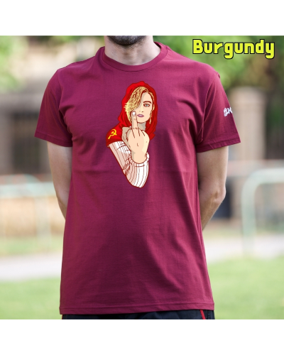 Camiseta Hombre Manga Corta - Kaperucita Red