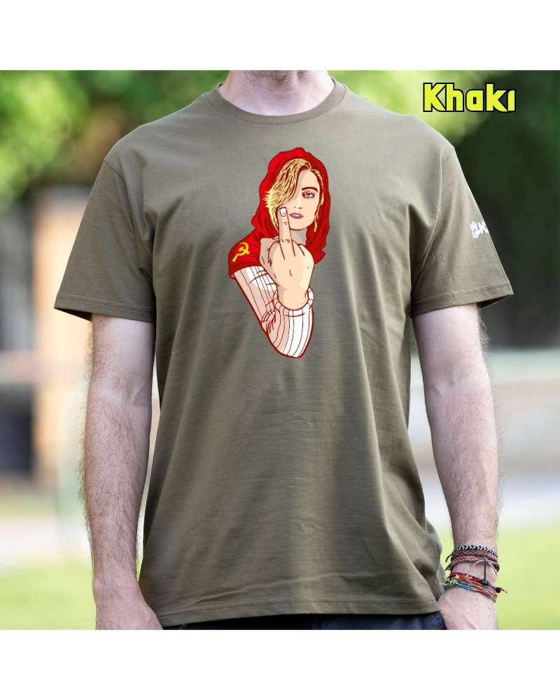 Camiseta Hombre Manga Corta - Kaperucita Red