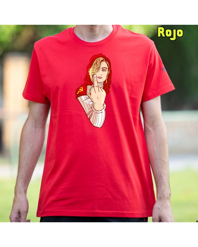 Camiseta Hombre Manga Corta - Kaperucita Red