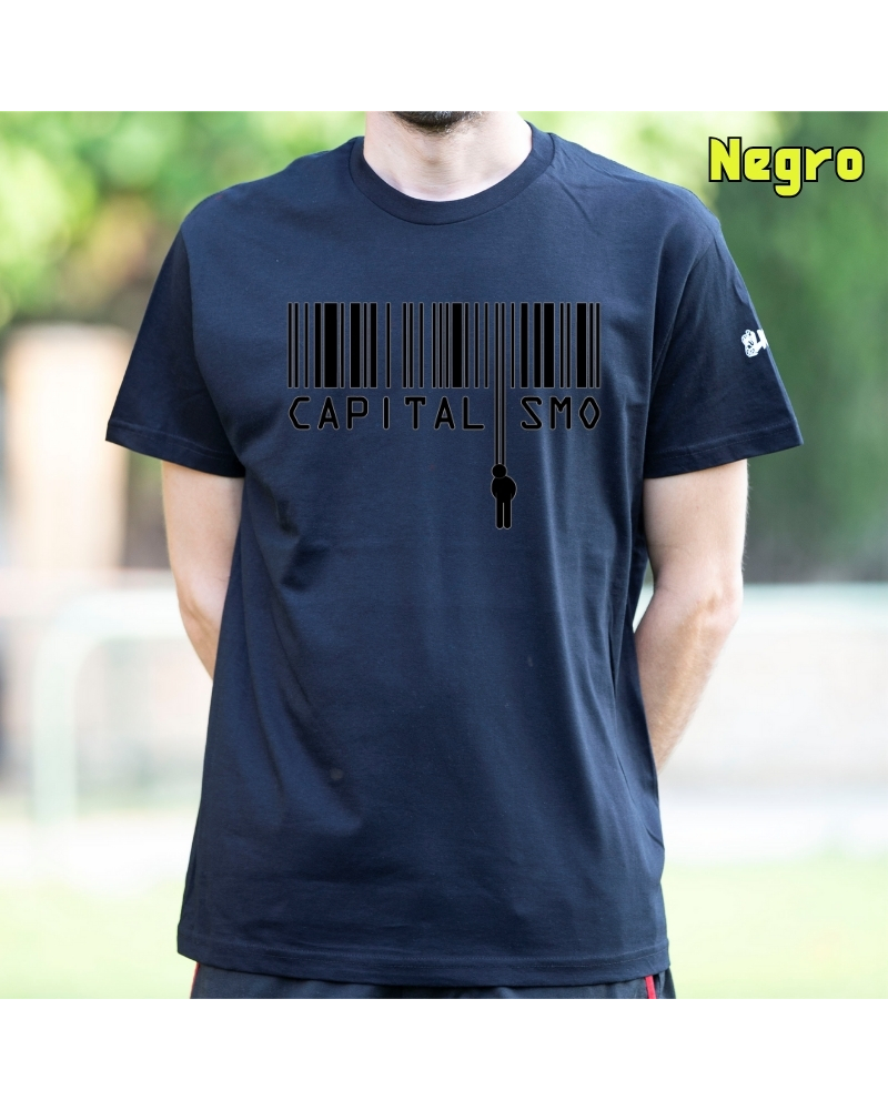 Camiseta Hombre Manga Corta - Capitalismo