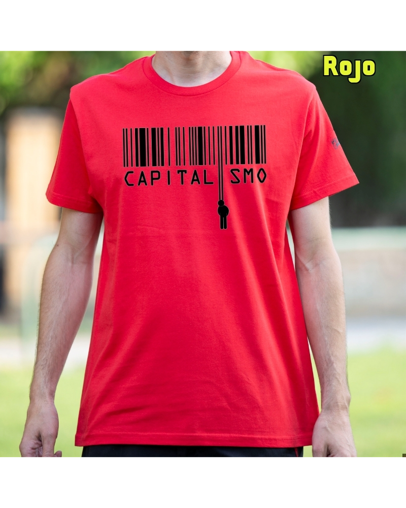 Camiseta Hombre Manga Corta - Capitalismo