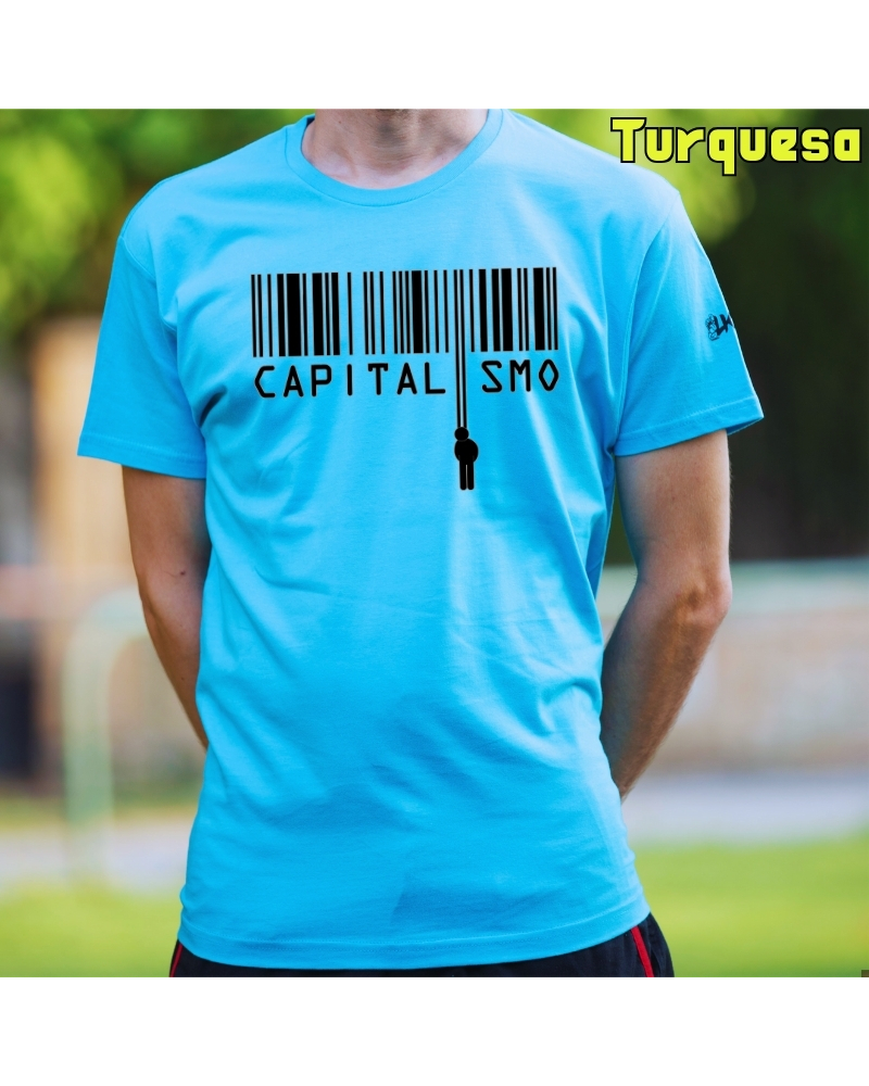 Camiseta Hombre Manga Corta - Capitalismo