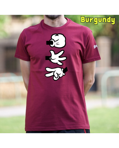 Camiseta Hombre Manga Corta - Piedra Papel Tijera
