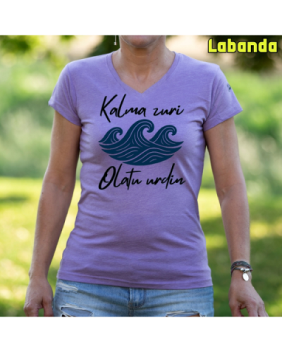 EmakumeKamiseta-Kalma Zuri Labanda