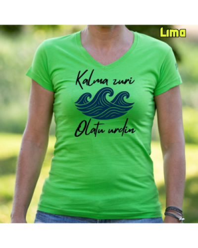 EmakumeKamiseta-Kalma Zuri Lima