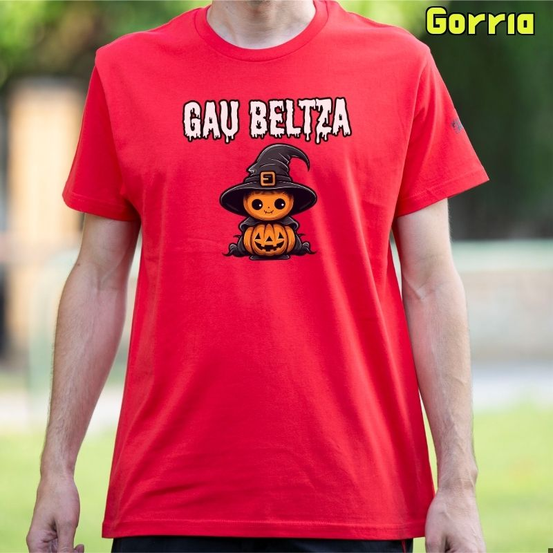 Gau Beltza - Gizonezkoen Kamiseta