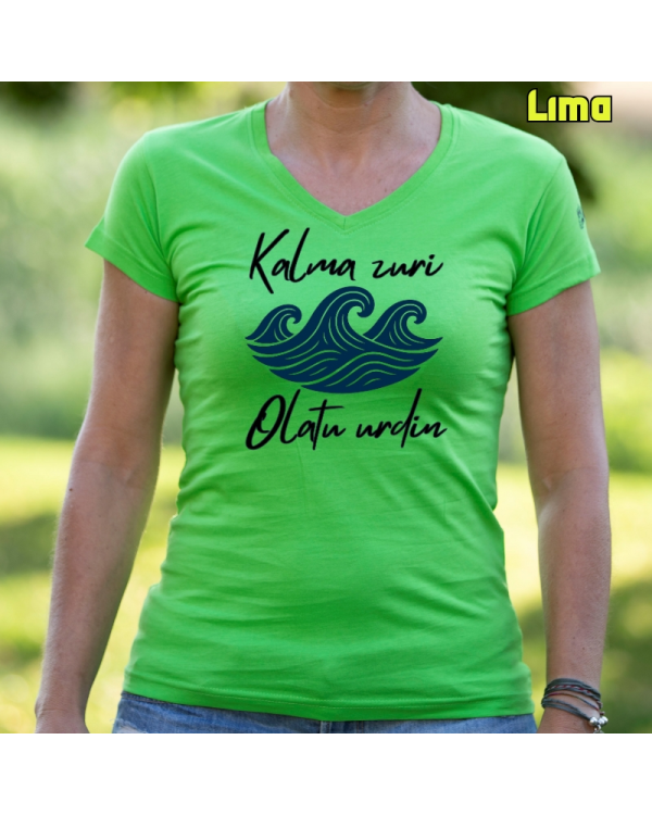 EmakumeKamiseta-Kalma Zuri Lima