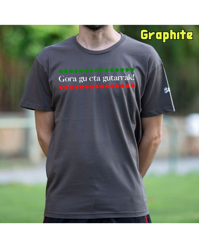 Gizonezkoen Kamiseta - Gora Gu Eta Gutarrak