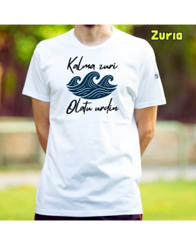 GizonKamiseta-Kalma Zuri Zuria