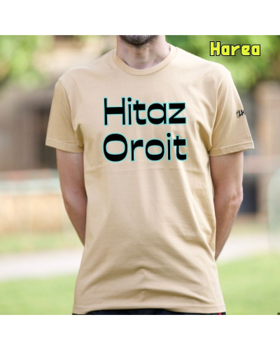 Gizonezkoen Kamiseta - Hitaz Oroit