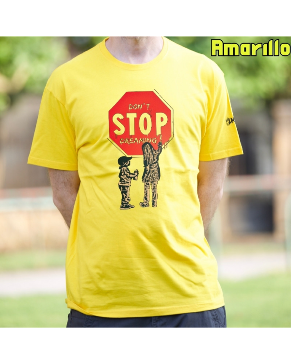 Camiseta hombre DON´T STOP DREAMING - manga corta