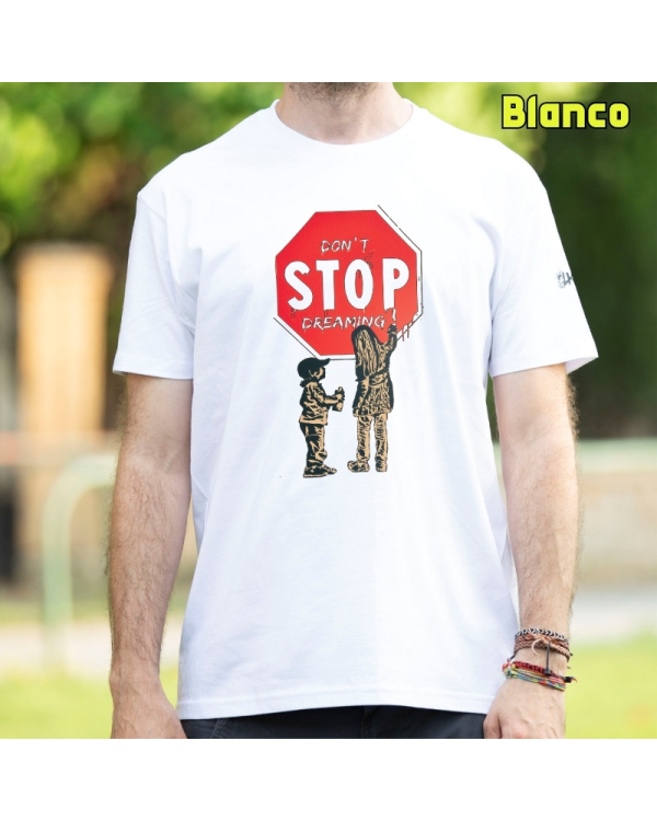 Camiseta hombre DON´T STOP DREAMING - manga corta