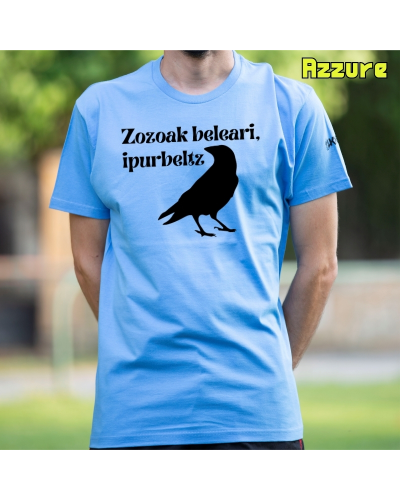 Gizonezkoen Kamiseta - Zozoak Belari Ipurbeltz