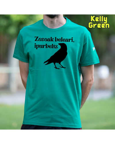 Gizonezkoen Kamiseta - Zozoak Belari Ipurbeltz