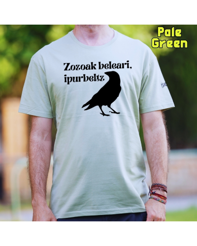 Gizonezkoen Kamiseta - Zozoak Belari Ipurbeltz