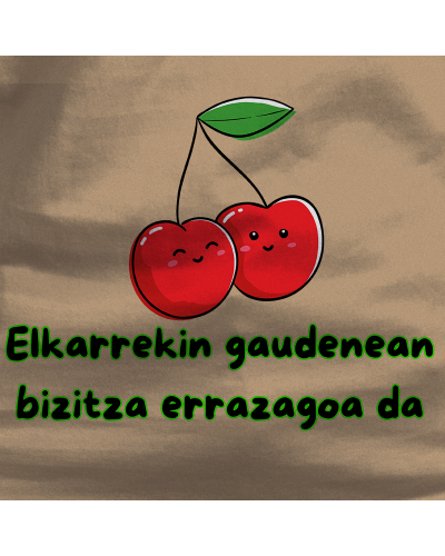 Gizonezkoen Kamiseta - Elkarrekin Gaudenean Bizitza Errazagoa