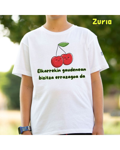 Haur Kamiseta - Elkarrekin Gaudenean Bizitza Errazagoa