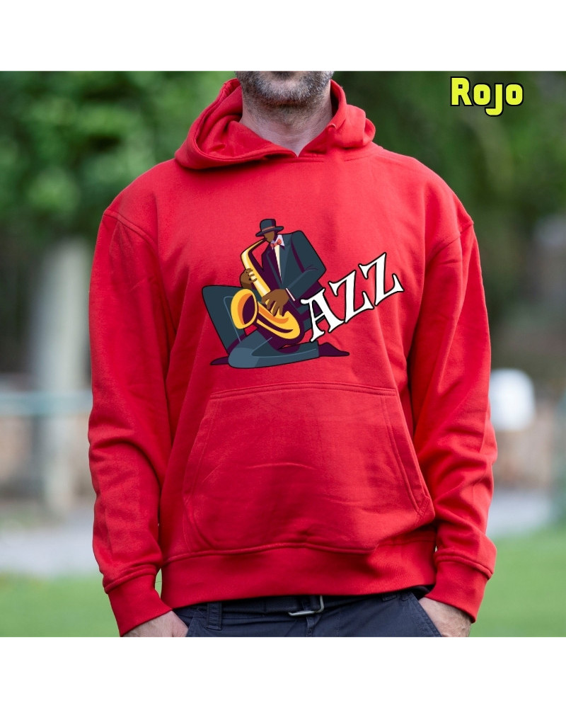 Jazz - Sudadera hombre con capucha