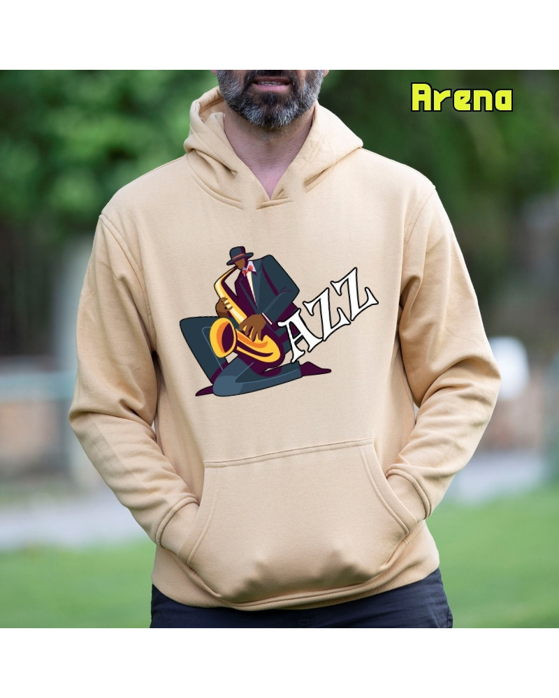 Jazz - Sudadera hombre con capucha