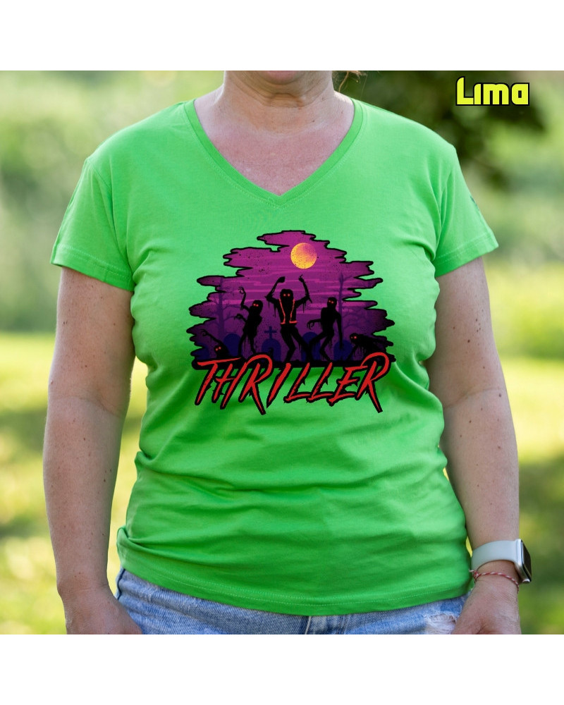 Camiseta Mujer Manga Corta -Thriller