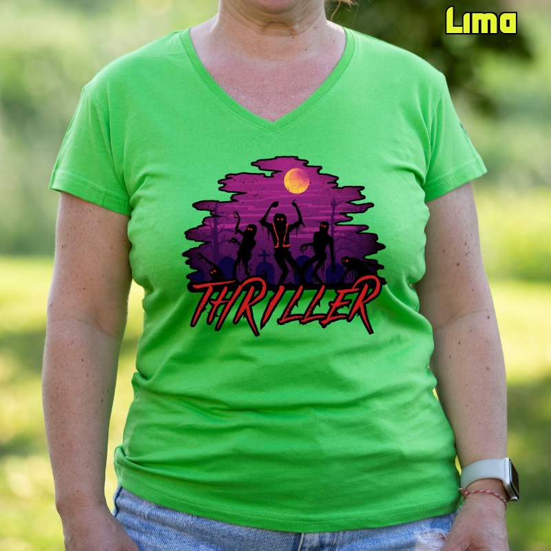 Thriller - Camiseta Mujer  Manga Corta