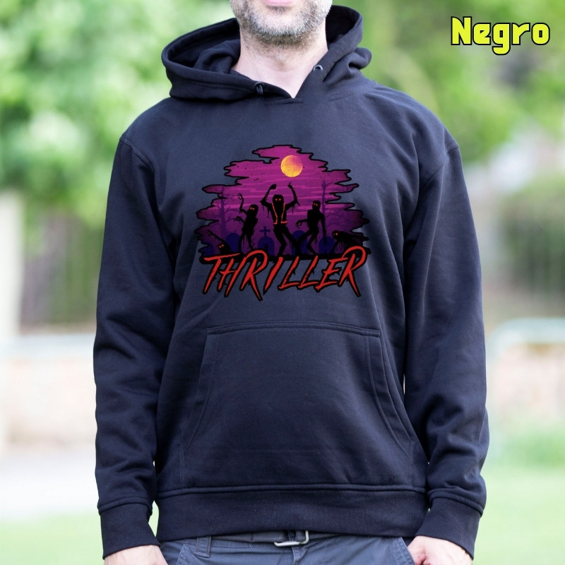 Thriller - Sudadera Hombre Con Capucha