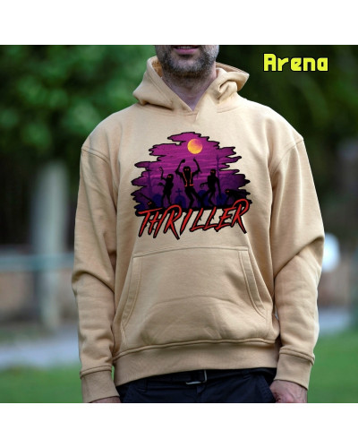 Sudadera hombre con capucha Thiller  La Kamiseta K Buskas
