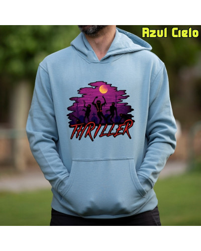 Sudadera hombre con capucha Thiller  La Kamiseta K Buskas