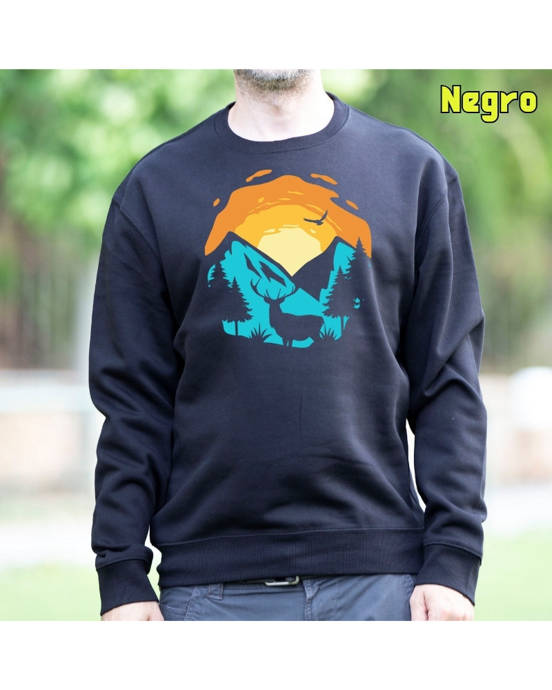 Sudadera Unisex - Mountain Sunset