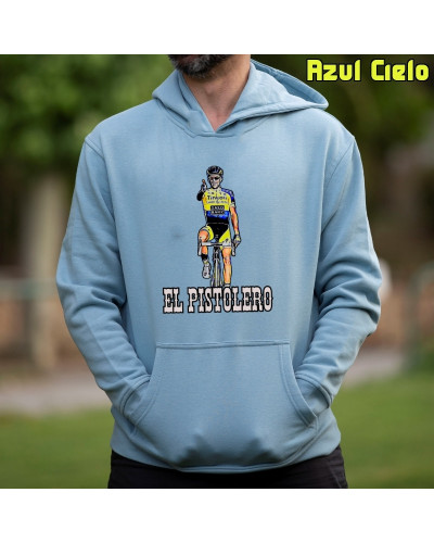 Sudadera hombre con capucha El Pistolero – La Kamiseta K Buskas