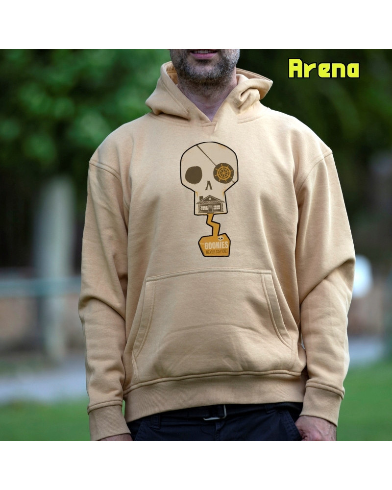 Sudadera hombre con capucha Never Say Die  La Kamiseta K Buskas