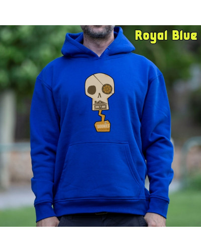 Sudadera hombre con capucha Never Say Die  La Kamiseta K Buskas