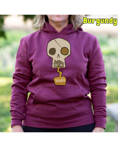 Sudadera mujer con capucha Never Say Die  La Kamiseta K Buskas
