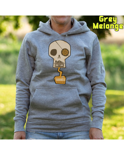 Sudadera mujer con capucha Never Say Die  La Kamiseta K Buskas